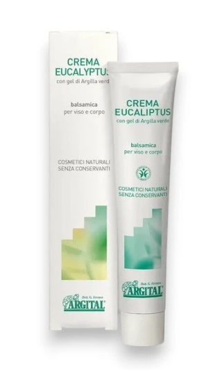 Balsamiczny krem do twarzy i ciała z eukaliptusem na przeziębienie
