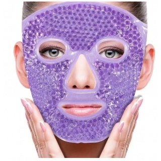 Dwustronna, żelowa chłodząco - rozgrzewająca maseczka na twarz, relaksująca