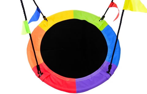 Huśtawka ogrodowa bocianie gniazdo dla dzieci 100 cm