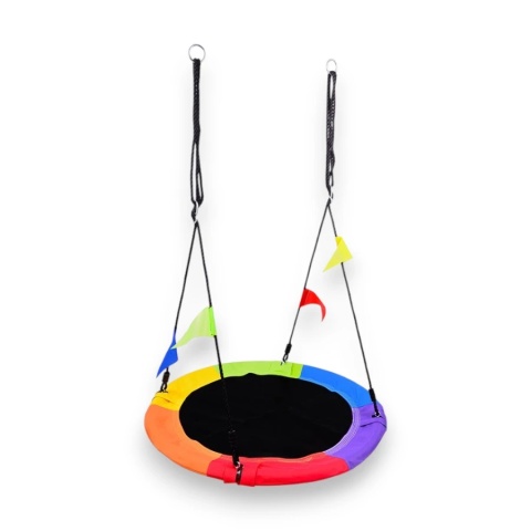 Huśtawka ogrodowa bocianie gniazdo dla dzieci 110 cm