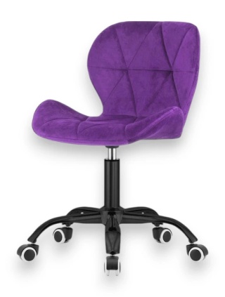 Krzesło obrotowe VASTO OFFICE VELVET PURPLE SMOKE