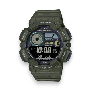 ZEGAREK MĘSKI CASIO Digital Moonphase WS-1500H-3B + BOX