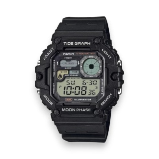 ZEGAREK MĘSKI CASIO Digital Moonphase WS-1700H-1AV + BOX