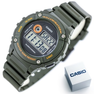 Zegarek Męski Casio W-216H-3B + BOX