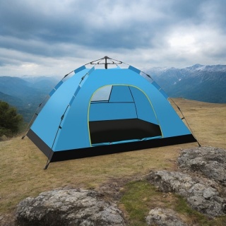 Namiot Kempingowy 2-3 Osobowy – Składany, Wodoodporny, Niebieski