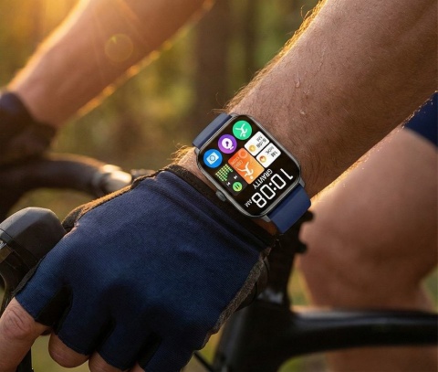 Smartwatch Damski Gravity GT36-6 Złoty Mesh | Pulsometr i Powiadomienia