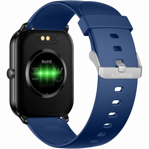 Smartwatch Damski Gravity GT36-6 Złoty Mesh | Pulsometr i Powiadomienia