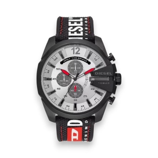Zegarek Męski Diesel DZ4512 Mega Chief – Nylonowy Pasek i Chronograf