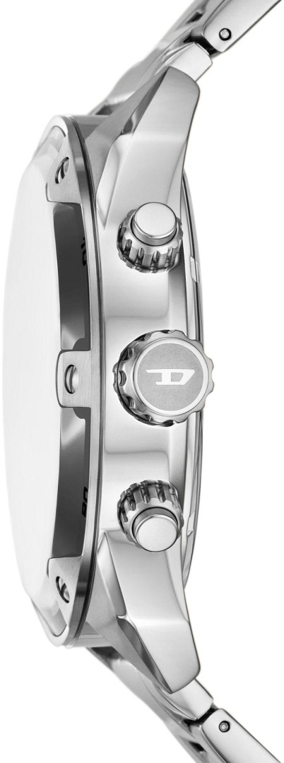 Zegarek Męski Diesel Spiked DZ4677 Chronograph – Srebrny Stalowy + Box