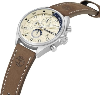 Zegarek Męski Timberland TDWGC9000403 – Funkcja Dual Time, Skórzany Pasek