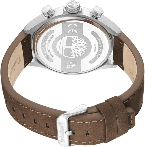 Zegarek Męski Timberland TDWGC9000403 – Funkcja Dual Time, Skórzany Pasek