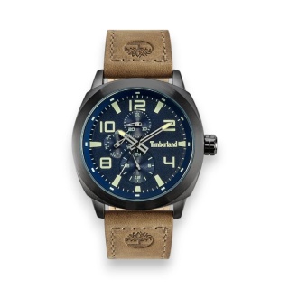 Zegarek Męski Timberland TDWGF9001701 – Outdoorowy Styl, Skórzany Pasek