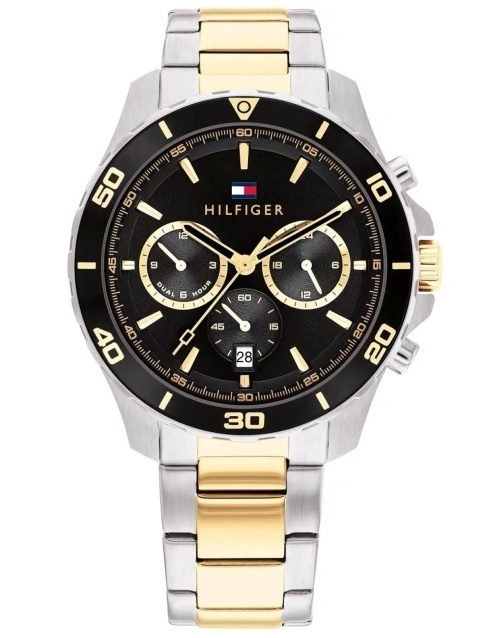 Zegarek Męski Tommy Hilfiger Jordan 1792095 – Srebrny Chronograf