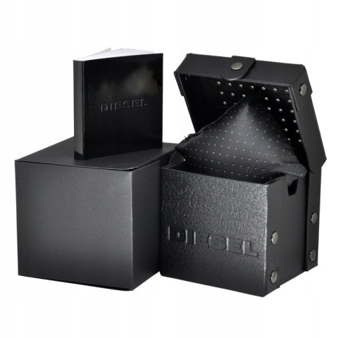 Złoty Zegarek Męski Diesel Mega Chief DZ4662 – Chronograf WR100 + Box