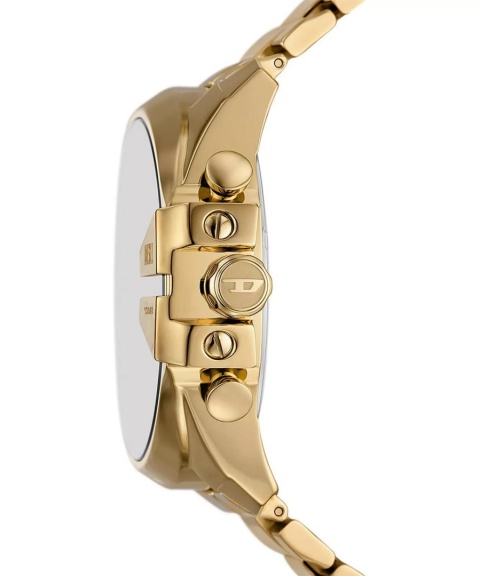 Złoty Zegarek Męski Diesel Mega Chief DZ4662 – Chronograf WR100 + Box