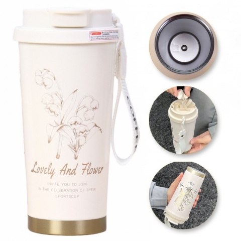 bek Termiczny z Uchwytem i Ustnikiem – Przenośny, 550ml BD28WZ1