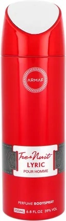 Armaf Tres Nuit Lyric Perfume Body Spray 200ml – Męski Dezodorant Perfumowany