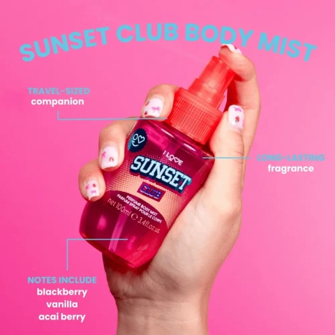 I Love Sunset Club Scented Spray 100 ml – Mgiełka Zapachowa dla Kobiet