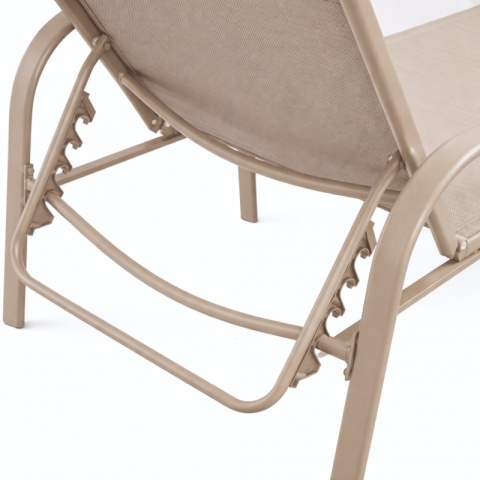 Leżak Ogrodowy z Regulacją LE05JBR – Wygodny Leżak do Opalania i Relaksu