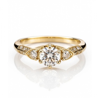 Pierścionek Stal Chirurgiczna 14k Złoto Xuping PST981R6 – Nowa Kolekcja