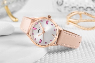 Zegarek Damski Timex Dress TW2V95800 Rose Gold – Edycja Specjalna BCRF