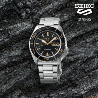 Zegarek Męski Seiko 5 Sports Automatic SRPK99K1 – Srebrny Klasyk