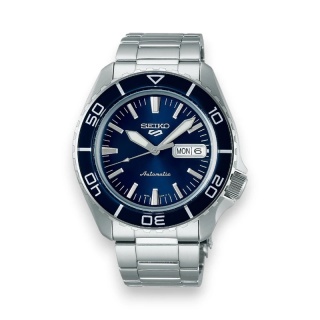 Zegarek Męski Seiko 5 Sports SRPK97K1 Automatic – Granatowa Tarcza