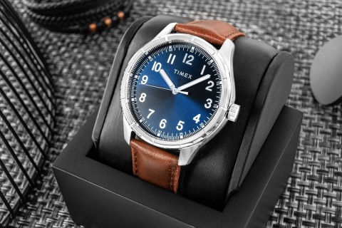 Zegarek Męski Timex Main Street TW2Y16200 – Klasyka na Skórzanym Pasku