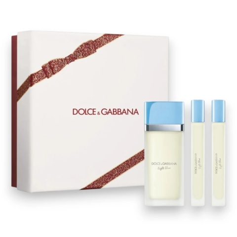 Zestaw Dolce & Gabbana Light Blue dla Kobiet – EDT 50ml + 2x10ml | Oryginał