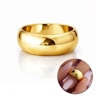 Złoty Pierścionek Stal Chirurgiczna 14k Platerowany PST1000 – Nowa Kolekcja