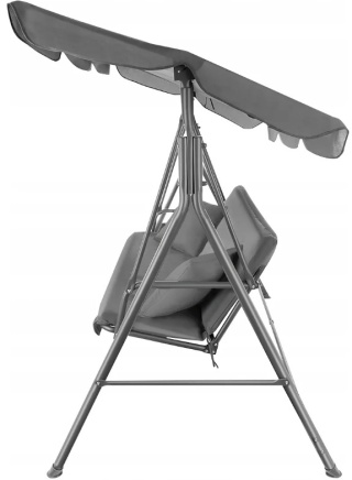 Huśtawka Ogrodowa 3-Osobowa Relax Funfit Garden – Zestaw z Materacem i Poduszkami