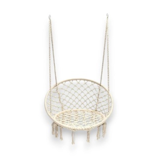 Huśtawka Ogrodowa Bocianie Gniazdo - Ażurowy Fotel Wiszący