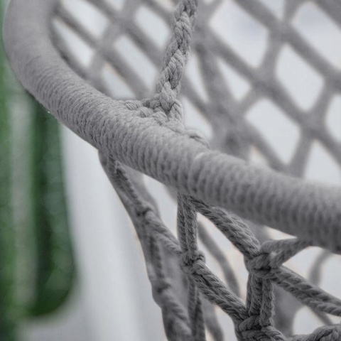 Huśtawka ogrodowa ażurowa fotel wiszący bocianie gniazdo