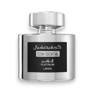 Lattafa Confidential Platinum 100ml – Świeże Perfumy Arabskie dla Mężczyzn