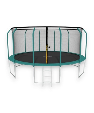 Trampolina Ogrodowa Premium dla dzieci 490cm (16FT) z Siatką Wewnętrzną i Drabinką