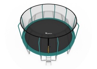 Trampolina Ogrodowa Premium dla dzieci 490cm (16FT) z Siatką Wewnętrzną i Drabinką