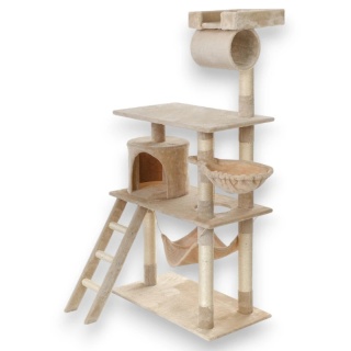 Wielofunkcyjny Drapak dla Kota z Hamakiem i Domkiem