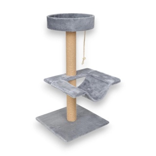 Wielopoziomowy drapak dla kota FUNFIT z legowiskiem i platformą