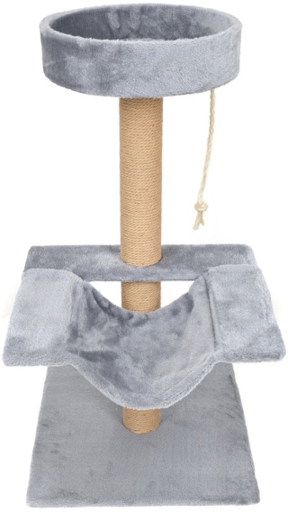 Wielopoziomowy drapak dla kota FUNFIT z legowiskiem i platformą