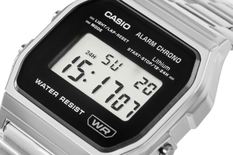 Zegarek Damski Casio Vintage A158WEA-1EF Srebrny z Pudełkiem (BOX)