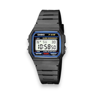 Zegarek Męski CASIO F-91W-1YEG + BOX