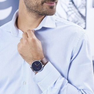 Zegarek Męski Tommy Hilfiger 1791487 Chase | Brązowy Skórzany Pasek