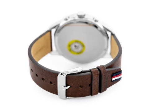 Zegarek Męski Tommy Hilfiger 1791487 Chase | Brązowy Skórzany Pasek