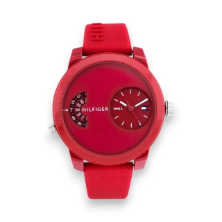 Zegarek Tommy Hilfiger 1791557 – Czerwony, Sportowy Zegarek Męski