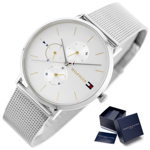 Zegarek damski Tommy Hilfiger 1781942 Srebrny | Klasyka i Styl