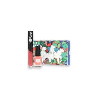 Zestaw All Tigers Natural & Vegan Lips & Nails Lipstick 683 Make Your Mark 8ml + Nail Polish 193 Take Your Chance 11ml