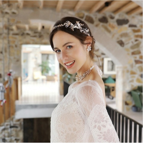 OPASKA DO WŁOSÓW Ślubna Kolekcja 2025/2026 OPS27