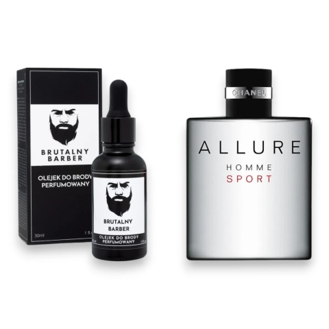 Olejek do brody o zapachu Chanel - Allure Sport