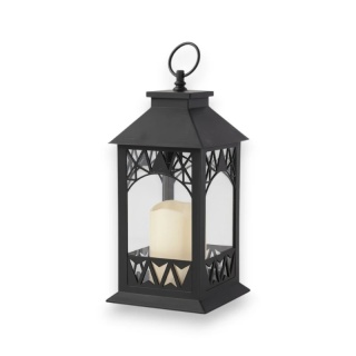 Lampion dekoracyjny LED z imitacją świecy 14 x 30 cm - LAMP56WZ2