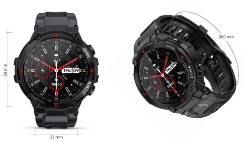 Smartwatch GIEWONT Czarny GW430-1